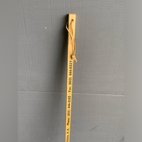Vtg Littleton New Hampshire Robotech Doyle Log Measuring Square Yard Stick - Picture 8 of 15